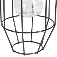 Northlight Dw92425 Geometric Oblong Outdoor Hanging Solar Lantern With Handle, 9.5