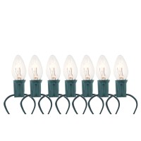 Projectpak Green C7 Replacement Sockets For Christmas Lights Compatible With Spt1 Wire Strings 25 Pack