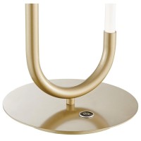 Led Single Clip Table Lamp Dimmer: 3 Way Touch, Sandy Gold(D0102Hge4Wu)