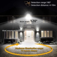 Lkzslsp Outdoor Floodlight 10W 20W 30W 50W Motion Sensor Led Flood Light With Plug 110V Ip66 Waterproof Outdoor Induction Lighting Wall Garage Light For Garden Wall Street Light (20)