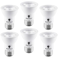 6 Pack Par16 Led Bulb Long Neck 7W 75 Watt Equivalent 500 Lumens E26 4000K Cool White Dimmable Bright Led Track Lighting Bulbs Mini Light Bulbs, Short Light Bulbs, Flood Light Par16 Led Spotlight Bulb