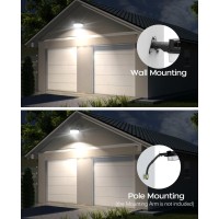 Cinoton Led Barn Light, Dusk To Dawn Outdoor Lighting, 42W 4950Lm 5000K Daylight, Security Flood Light, Ul Listed, Ip65 Waterproof Outside Area Light With Photocell, Black1 Pack