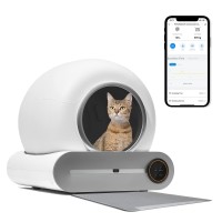 Naharo 4-Light Farmhouse,Multi-Functional Automatic Cat Litter Box