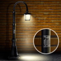 3 Packs Lamp Post Outlet 125V 15A Grounded Electrical Outlet Energy Saving Light Pole Plug For Outdoor Lamp Post And Poles, Energy Saving And Weather Resistant, Ul Listed, Black