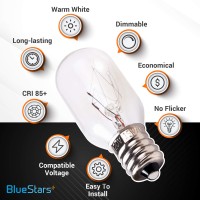 Bluestars 14 Packs E12 T20 15W Salt Rock Lamp Bulb 120V 2700K Warm White Light For Himalayan Salt Lamps Baskets Scentsy Plug