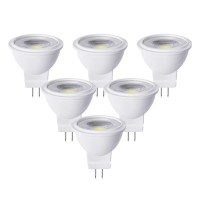 Lustaled Mr11 Led Bulb 3W 12V Ac/Dc Low Voltage Led Landscape Light Bulbs Gu4 Bi-Pin Non-Dimmable Led Spotlight Bulb Warm White 3000K 270Lm,25W Halogen Equivalent For Track Lighting 6Pack