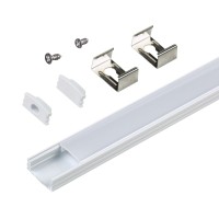 Armacost Lighting Surface Mount Led Tape Light Mounting Channel 5Pack White 960055