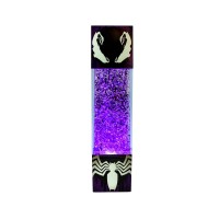 Marvel Spider-Man Venom Glitter Motion Mood Light Nightstand Table Lamp With Led Light For Bedroom, Desk, Living Room Home Decor Room Essentials Superhero Comic Book Gifts 13 Inches