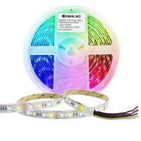 Gidealed Rgbww Strip Lights16.4Ft Rgb+Cold White+Warm White, 90Leds/M(2300K-6000K) Dimmable, Dc12V Rgbcct 5050 Led Strip For Bedroom Derocation