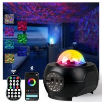 Star Projector Galaxy Projector, Happy Birthday Decorations Gift Night Light With Remote Starry Light Projector Twinkling Ceiling Stars Projection For Home Gaming Bedroom Kids Room Decor Lights