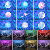 Lumoonosity Ocean Wave Projector Water Light Projector For Bedroom Kids Room Decor Ocean Galaxy Night Light With Speaker