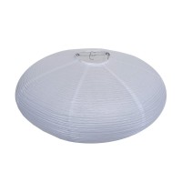 Topaaa White Oval Paper Lantern, Paper Lamp Shades, Hanging Lamp Shade Paper Lanterns Pendant Light (White-19Inch-2Pcs)