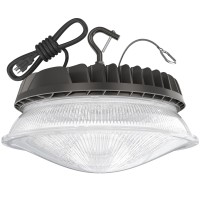 Hyperlite Latest Led High Bay Light With Reflector 150W 18,750 Lm Ufo High Bay For Workshop Supermarket Warehouse 2024 New Etl Listed