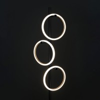 Brightech Saturn Led Tree Floor Lamp Unique Design Matches Modern And Contemporary Decor 3 Light Standing Pole Lamp Tall Li