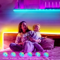 Segrass 100Ft Led Strip Lights With Remote,App Control,5050 Rgb Led Lights For Bedroom,Color Changing Led Lights For Room,Home Decoration