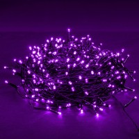 Dazzle Bright 240 Led Halloween String Lights, 78 Ft Connectable Waterproof Fairy Lights With 8 Modes For Indoor Outdoor Party Yard Garden Christmas Decorations (Purple)