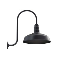 Steel Lighting Co. Gardena Barn Light | Dusk To Dawn | Outdoor Wall Mounted | 16