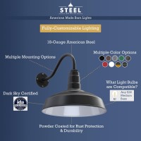 Steel Lighting Co. Gardena Barn Light | Outdoor Wall Mounted | 16