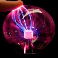 Brteyes Plasma Ball,Interacticve Plasma Ball Light Lamp,3