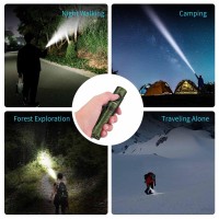 Wurkkos Fc11 Led Flashlight High 90Cri Ultra Bright Max 1300Lumen Edc Torch Usb C Charge,Ip67 Waterproof Flashlight,Magnetic Tailcap,Great For Indoor/Outdoor Activities (Fc11-Green-5000K)