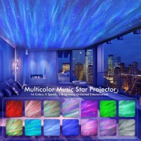 Rossetta Galaxy Projector Star Projector Led Lights For Bedroom White Noise Aurora Projector Night Light For Kids Room Adult