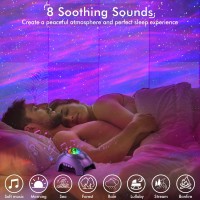 Rossetta Galaxy Projector Star Projector Led Lights For Bedroom White Noise Aurora Projector Night Light For Kids Room Adult