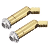 Meccanixity Sloped Ceiling Adapter 180/355 Degree Swivel, For Chandelier Ceiling Pendant Light, Gold Bronze Pack Of 2