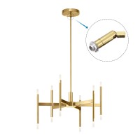 Meccanixity Sloped Ceiling Adapter 180/355 Degree Swivel, For Chandelier Ceiling Pendant Light, Gold Bronze Pack Of 2