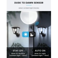 Aovpex Dusk To Dawn Light Bulbs 13W Ultra Bright Equivalent 100W 5000K Daylight White Outdoor Light Bulbs Built-In Photocell Sensor Led Light Bulbs Smart Bulb Automatic On Off 1100Lm 4 Pack