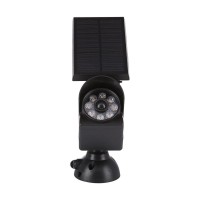 Lumen Logic Integrated Led Motion Sensing Solar Security Light (Black)