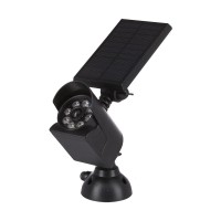 Lumen Logic Integrated Led Motion Sensing Solar Security Light (Black)