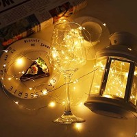 16 Pack 10Ft 30 Led Fairy Lights Battery Operated Waterproof Silver Wire Mini String Lights Firefly Starry Moon Lights For Diy C