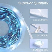 Volivo Led Strip Lights 130Ft Bluetooth Rgb App Controlled Led Light Strip Music Sync Color Changing Led Lights For Bedroom Ho