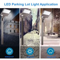 100W Outdoor Led Parking Lot Light With Adjustable Slip Fitter Mount, 5000K Led Area Light With Dusk To Dawn Photocell, 100-277V 14000Lm [400W-600W Hps/Hid Equiv] Etl Led Commercial Led Flood Light