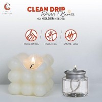 Candle Charisma Disposable Liquid Candles Oil Tea Lights With Extended 8 Hour Burn Time Dripless Liquid Candle Smokeless Cl