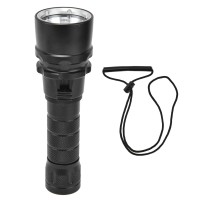 Dive Light, L2 5000Lm Stepless Dimming Diving Light Ipx8 Waterproof Diving Flashlight For Diving Instructors, Scuba Divers