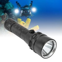 Dive Light, L2 5000Lm Stepless Dimming Diving Light Ipx8 Waterproof Diving Flashlight For Diving Instructors, Scuba Divers