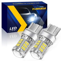 Tomhasa 7440 Led Bulb 7443 Led Reverse Light Bulbs Bright 36Smd-2835 Chipsets 7443 Led Bulb 7441 7444 T20 W21W Led Replacement Lamp For Backup Reverse Light Brake Turn Signal Lights Drl, Pack Of 2