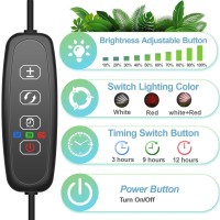 Grow Lights For Indoor Plants, Dicceao 150W Leds Grow Light For Seed Starting With Full Spectrum, 3/9/12H Timer, 10 Dimmable Levels, 3 Switch Modes