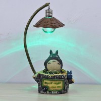 Na Tree Stump My Neighbor Totoro Night Lights Color Changing Lights Creative Resin Crafts Home Decorations