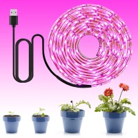 Led Grow Light, Grow Lights For Indoor Plants Full Spectrum Waterproof 6.5Ft 120Leds, Growing Lights For Indoor Seedlings Sprout, Simulating Sunlight Gentle Uv Lamp For Plants For Succulent Flower