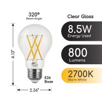 LED VA193020cec delivers superior brightness valuable energy savings and long lasting performance LED Filaments along with heatsink absence unmistakably mimic traditional bulb styles while providing greater light distribution This A19 Class LED bulb comes