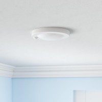 Zago Led 6 120 Volts Closet Light Wired Pir Motion Sensor Ceiling Disc Light 15W 1100 Lumens Cri80 5000K Daylight White