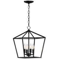 Franklin Iron Works Queluz Black Pendant Chandelier Lighting 13