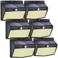 Peasur 6 Pack 138Led ] Solar Lights Outdoor