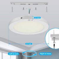 Youtob Motion Sensor Led Ceiling Light 15W 1300Lm Flush Mount Ceiling Light Ceiling Light Fixture For Indoor Stairs Closets R