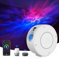 Greatpro Smart Star Projector, Wifi Led Galaxy Projector With 16 Million Colors/Compatibel With Alexa&Google/Timer/Brightness Adjust, Starry Sky Night Light For Party, Kids, Room Decor, Birthday Gift