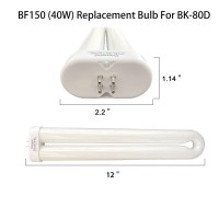 12 Inch 40W Bf150 Replacement Bulb Compatible Flowtron Bk-40; Bk-80D 80W,Mc9000,Stinger B4040, Ful40T8/Bl