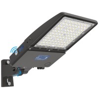 Akk 150W Led Parking Lot Lighting With Adjustable Arm Mount 21000Lm 140Lmw Led Parking Lot Lights 5000K Street Light Dusk T