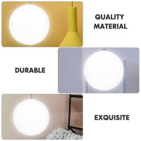 Glass Craft Lampshade Spherical Lampshade Hanging Lamp Accessory Light Cover Fabric Clip- Bubble Lamp Shade